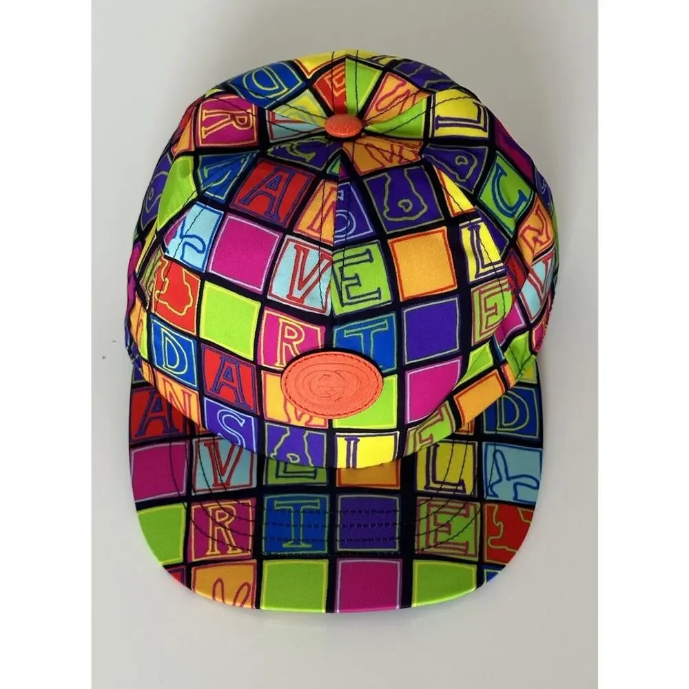 Gucci Lunar New Year Cube Bunny Print Baseball Hat Cotton S (57 cm) IT 730186 IT
